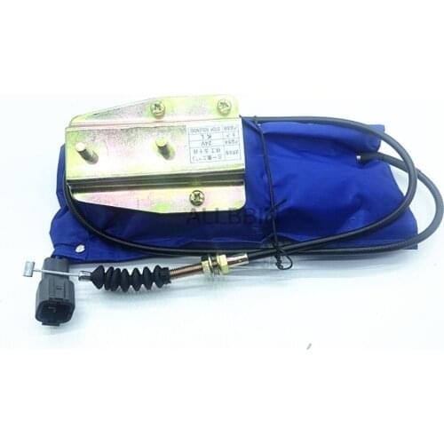 For SANY SY 235-8 XCMG 215/235/265 Flameout solenoid valve Switch flameout excavator accessories