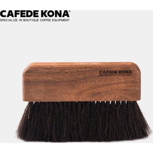 CAFEDEKONA Bar Brush Barista Tools Beech Grinder Brush Bristle Table Cleaner Solid Wood Handle Brush Clean Coffee Grinder