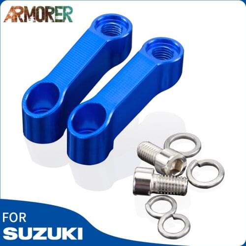 For SUZUKI BANDIT 1200 1250 GSX-S 125 750 1000/F V High Quality Motorcycle Rearview Mirror Extension Riser Mount Bracket Holder