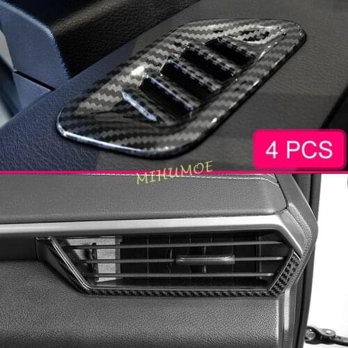 For Nissan Altima 2019-2021 Carbon Fiber Interior Dashboard Air Vent Cover Trims