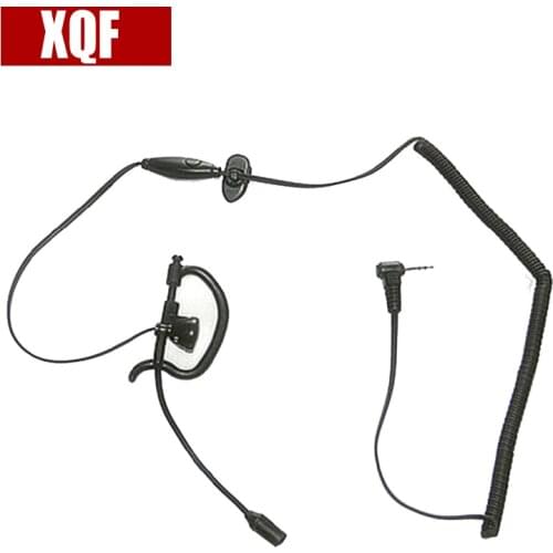 XQF G Shape Earpiece Headset for Motorola Radio TKLR T3, TKLR T4, TLKR T5
