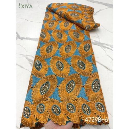 African Fabric Lace 2021 latest new fashion fabrics for party lace latest hand cut Cotton lace Design Sew4040B