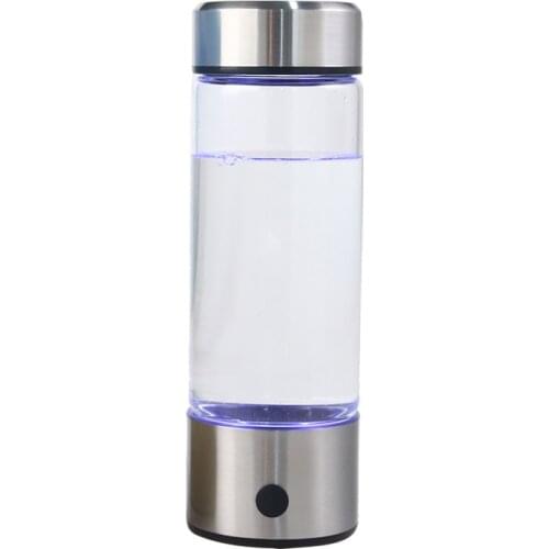 Japanese Titanium Quality Hydrogen-Rich Water Cup Ionizer Maker/Generator Super Antioxidants ORP Hydrogen Bottle 420ml