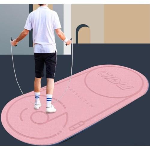 Jump Rope Mat Exercise Cushioning Mute Yoga Mat Sound Insulation And Shock Absorption High Density Board Anti-noice Mat