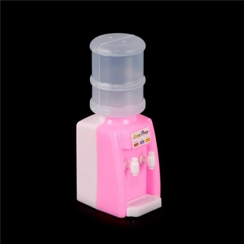 Dollhouse Miniature Plastic Water Dispenser Machine Home Appliance for Dolls Accessory Doll House Classic Furniture Toys