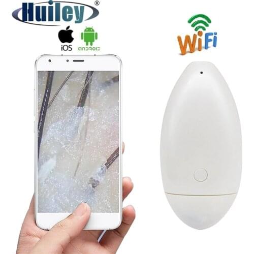 3MP Wireless Digital WIFI Microscope Smart Hair Scalp/Skin Detector IMedical Cosmetology Microscope for Skin Scalp Care Analysis