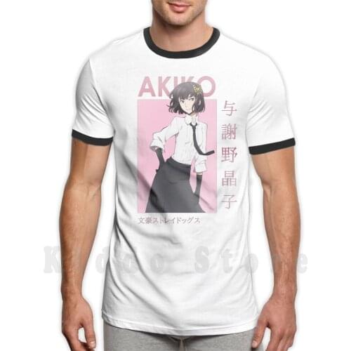 Akiko Yosano Bungou Stray Dogs Card Anime T Shirt Men Cotton Cotton S - 6Xl Akiko Yosano Bungou Stray Dogs Bungo Stray Dogs