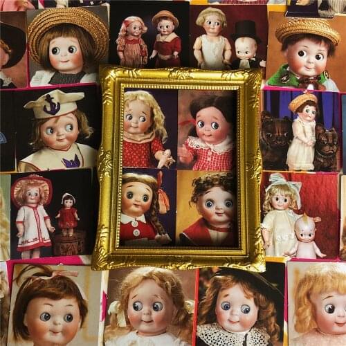 16pcs/lot vintage doll Sticker Diy Album Scrapbooking Diary Planner Journal Sticker Decorative Label For Kids