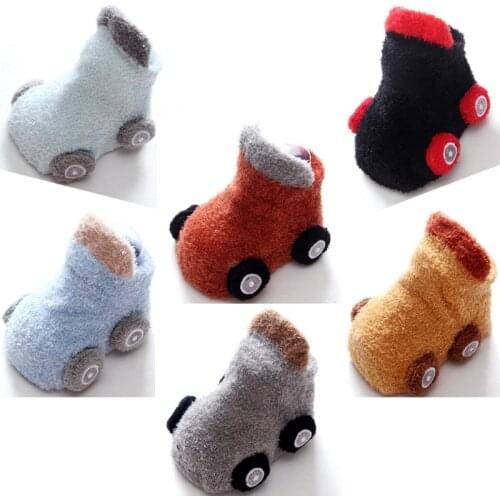 New Cartoon Car Baby Toddler Sock Autumn Winter Warm Non-slip Baby Sock