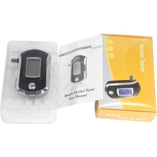 New Portable Digital Breath Alcohol Tester Analyzer Lcd Breath Test Detector Alcohol Tester Direct Testing Process