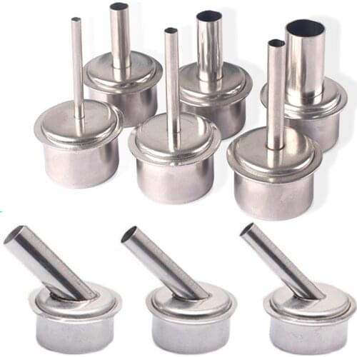 Original air gun head for microscope A8 A9 A10 A11 CPU blade fly line 45 degrees Air gun nozzle for quick861DW 858D 2008 TR1300A