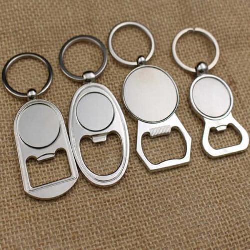 Zinc Alloy Beer Bottle Opener Can Opener Bottle Opener Keychain Keyring Key Chain Key Ring
