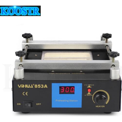 YIHUA 853A 50Hz 220V/110V Digital Preheat Soldering Station High Power ESD BGA Rework Station PCB Desoldering IR Preheating