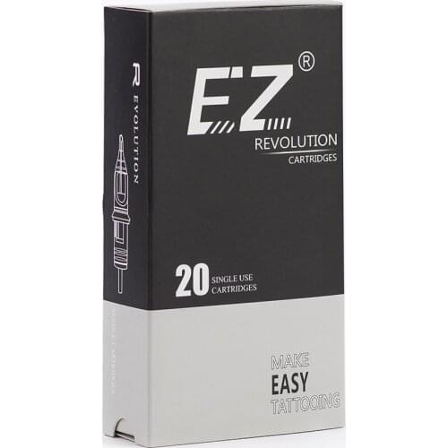 RC1014RL EZ Revolution Tattoo Cartridge #10 (0.30 mm) Round Liner Needles for Tattoo Permanent Makeup Rotary Machines