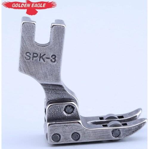 Lockstitch Sewing Machine With Bearing Roller Presser Foot Spk-3 Leather Coating Fabric Presser Foot For Sewing Machine
