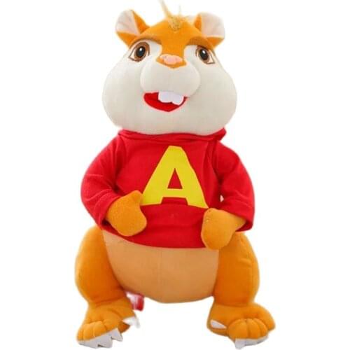 25CM 150G Alvin And The Chipmunks Super Cute Squirrel Mouse Baby Soft Plush Doll Toy