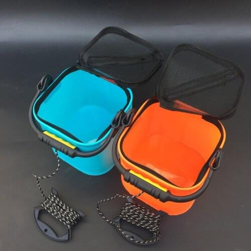 1Pc EVA Fishing Bucket Live Fish Water Storage Tools Fish Guard Portable Storage Holder