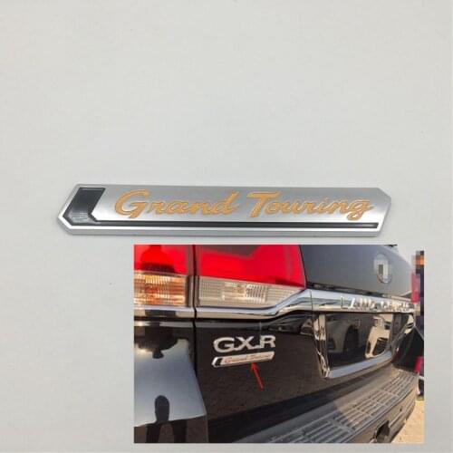 For Toyota Land Cruiser GXR VXS Grand Touring GT Rear Tail Emblem Badge Trunk Logo Car Accessories