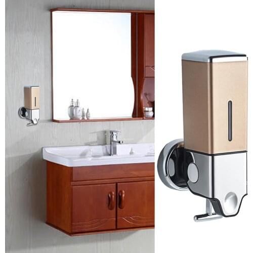 500ml Home Hotel Wall Mount Liquid Soap Shampoo Shower Gel Dispenser Bottle