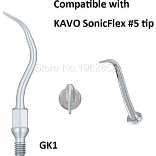 5pcs/lot GK1 Scaler Tips Tools for KAVO Dentist Dentistry Instrument Dental Equipment Ultrasonic Scaling Tip Compatible KAVO