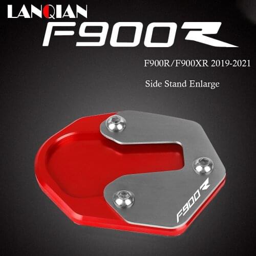 Motorcycle Side Stand Enlarger Plate Kickstand Enlarge Foot Shelf For BMW F900R F900XR 2019 2020 2021 F 900 R XR Accessories
