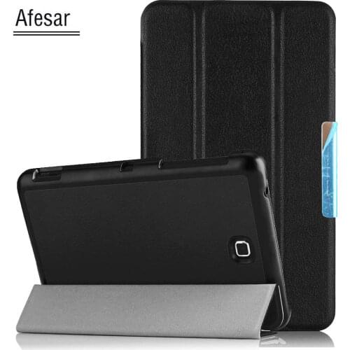 Afesar 7.0 inch Tab 4 T230 T231 T235 Pu leather Flip Case for Samsung SM-T239 Tablet Cover magnetic Stand Flip book Cover 7.0"