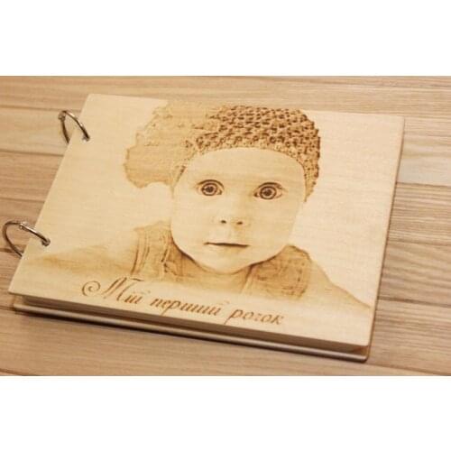 Wooden DIY Photo Album Handmade Classmates Commemorative Album Book Creative Valentines Day Birthday Gift Photo Album Customiza