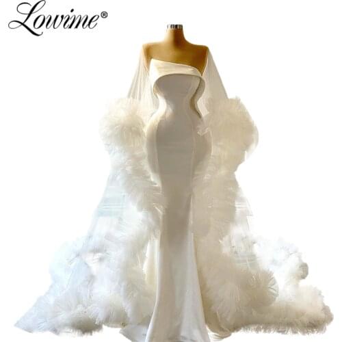 Ivory Evening Dresses Strapless Long Prom Dress Vestidos Formales Mermaid Formal Dresses Party Gowns Abendkleider 2020