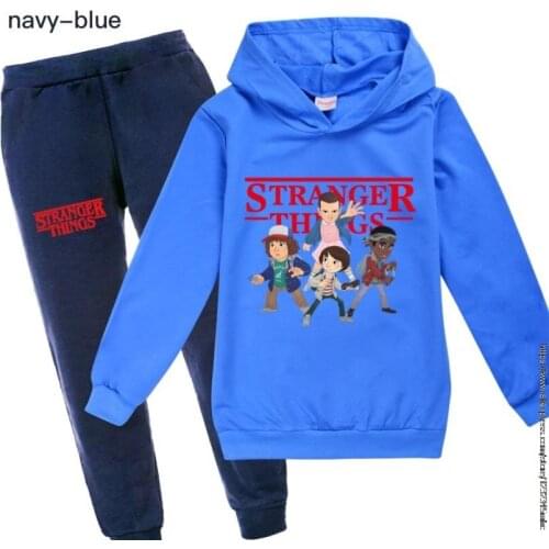 Cotton Baby Clothes Cartoon Stranger Things Clothing Set 2pcs Kids Clothes Set Spring Autumn Toddler Kids Clothes