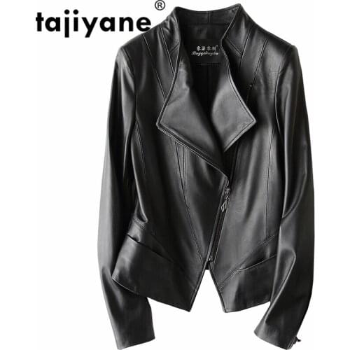 Coat Fur Womens Real Genuine Leather Jacket Women Clothes 2021 Sheepskin Coat Korean Vintage Slim Short Female Jacket ZT2204