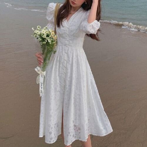 Malai Summer Dresses With Buttons