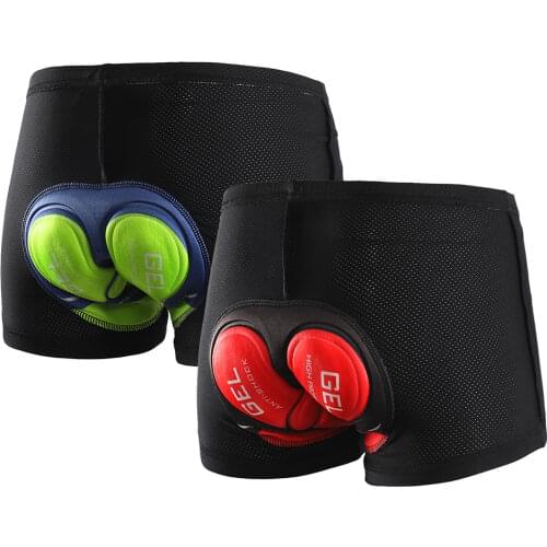 Top Mens Cycling Shorts Breathable Quick dry underpants 5D Gel Padded MTB Shorts Panties Riding Shorts Bike Underwear