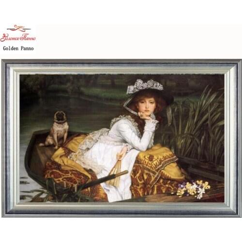 Golden Panno Needlework DIY DMC Cross stitch Sets For Embroidery kits Precise unprinted religion Patterns Counted Cross-stitch07