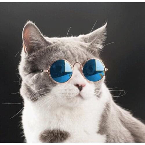 1pc 8*7.5cm Lovely Pet Cat Glasses Dog Glasses Pet Products For Little Dog Cat Eye-Wear Dog Sunglasses Photos Pet Accessories