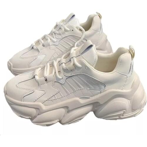 RASMEUP Autumn And Winter Black Sports Shoes Women Thick-soled Breathable Flat Heel Outdoor Running Shoes For Women Sneakers