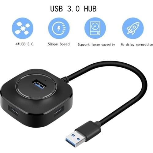New USB Hub USB 3.0 Hub Multi USB Splitter Adapter 4 Ports Speed Mini Multiple 3 Hab usb3.0 HUB Port USB-Hub Expander For PC