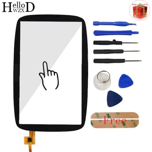 GPS Touch Screen Glass Panel For Tomtom GO 600 GO 6000 Touch Screen Digitizer Panel Front Lens Sensor Part Tools Adhesive Wipes