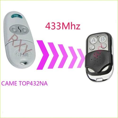 CAME TOP-432NA 433.92mhz remote control gate garage door CAME TOP432NA remote control 4433.92mhz with battery
