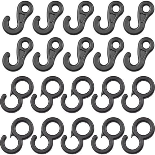 10pcs Plastic Tent Light Hanging Hooks Multifunctional Portable Outdoor Camping Hiking Lamp Holder Hook Canopy Tarp Fixed Clip H