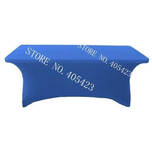 15pcs/lot ,6ft Premium quality spandex Lycra fitted table cover Trestle tablecloth