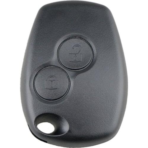 2 Buttons Car Key Shell Remote Fob Cover Case Blank Fob For Renault Dacia Modus Clio 3 Twingo Kangoo 2 No Logo