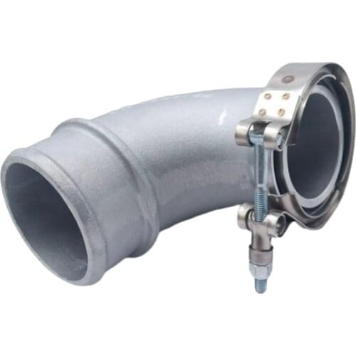 Aluminum 90° Air Intake Elbow Pipe & Clamp Set for Cummins 6BTA turbos