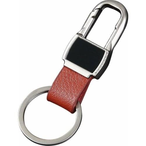 Hot-sale Car Keychain-ring Leather Opening Classic Antistatic Anti-lost Oem Jewelry Car Styling Ornament Accessories