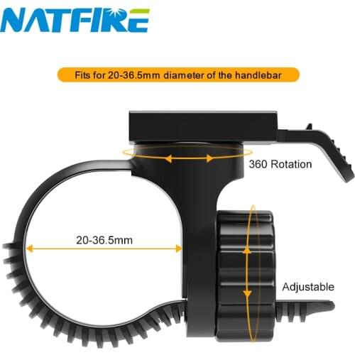 NATFIRE Bicycle Light Bracket / Mount for NB3 NP13