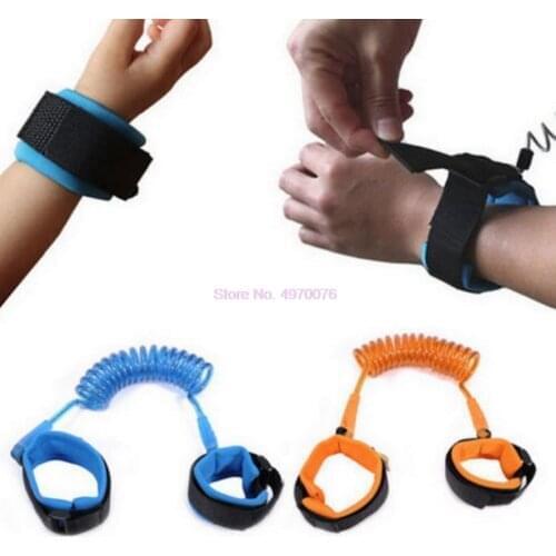 DHL 100pcs children wrist link chain bracelet safety traction rope baby Healthcare kits toys safety anti-lost Harnesse