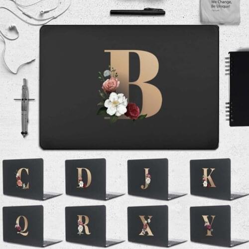 For Apple Macbook Air 13" A2337 (M1)/Air 11" A1370 A1465 /Air 13" A1369/A1466/A1932/A2179 Matte Letter Printing Hard Laptop Case