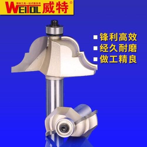 WeiTol free shipping 1 pcs CNC Engraving Router Bit Trimmer Chamfer Carving Tool cnc engraving bit for cutting wood