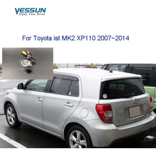 HD Car Reverse Rear View Camera For Toyota ist MK2 XP110 2007~2014 license plate camera/Housing Mount