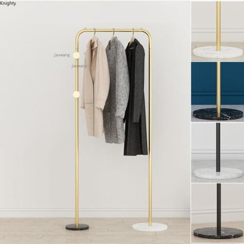 Wrought Iron Bedroom Designer Hallway Hanger Home Furniture Dressing Room Floor Coat Racks Simple Hotel Living Room Clothes Rack