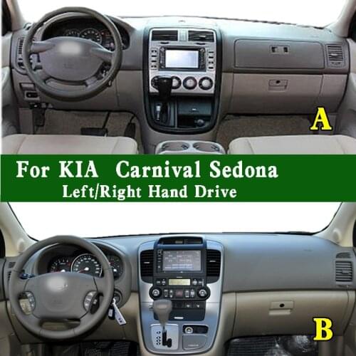 Fits KIA Sedona Grand Carnival II GQ III VQ 2004-2006-2014 MPV UVP EX CRDi LX Dashmat Dashboard Cover Pad Dash Mat Carpet